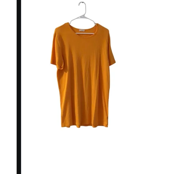 Tna Orange Short Sleeve Mini Dress M - Picture 2 of 8